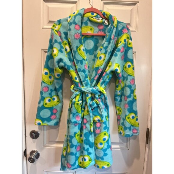 Fuzzy Frog Bath Robe - Picture 1 of 6
